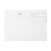 シンプル回り込み製品ラベル ラップアラウンドラベル (裏面)