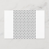 シンプル囲いモダン三角形パターン黒 エンクロージャーカード (裏面)