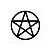 シンプル図星形五角形 ラバースタンプ (インプリント)