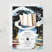 シンプル図書館おとぎ話ストーリーブック誕生日