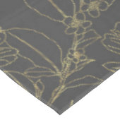 シンプル園花の輪郭デザイン テーブルクロス (アングル)