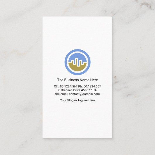 シンプル在庫共有バーグラフ 名刺 (裏面)