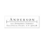 シンプル型エレガント差出人住所 セルフインキングスタンプ (デザイン)