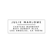 シンプル型差出人住所 セルフインキングスタンプ (デザイン)