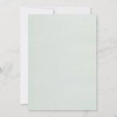 シンプル基本結婚式招待状 招待状 (裏面)