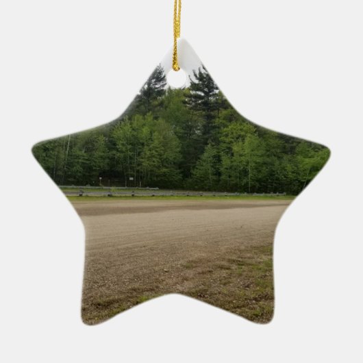 シンプル場所 セラミックオーナメント (正面)