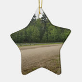 シンプル場所 セラミックオーナメント (左)