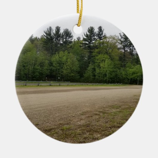 シンプル場所 セラミックオーナメント (正面)