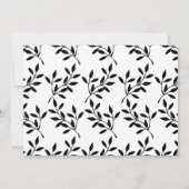 シンプル墨書落ち告知 案内状 (裏面)