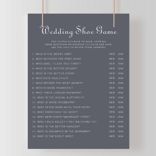 シンプル夕べボホ結婚のシューゲーム