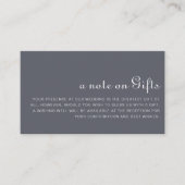 シンプル夕べボホ結婚の願い井戸 エンクロージャーカード (正面)