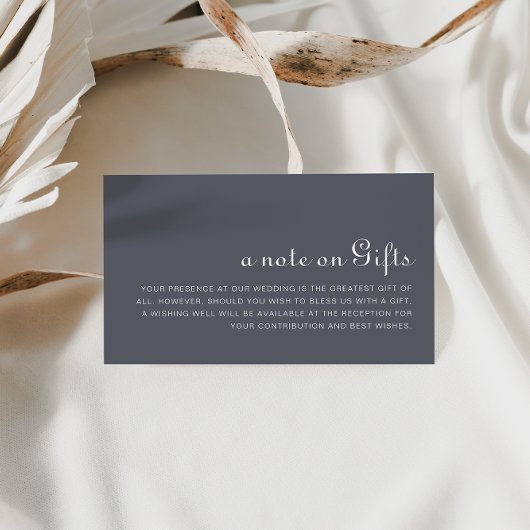 シンプル夕べボホ結婚の願い井戸 エンクロージャーカード