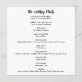 シンプル多用途モダン黒カジュアルと白 プログラム (裏面)