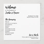 シンプル多用途モダン黒カジュアルと白 プログラム (正面)