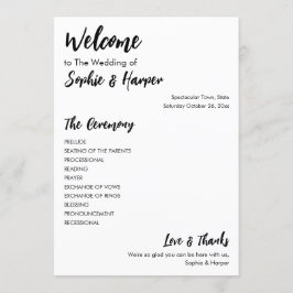 シンプル多用途モダン黒カジュアルと白 プログラム