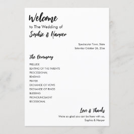 シンプル多用途モダン黒カジュアルと白 プログラム