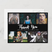 シンプル大学院の写真5 | Thank You Black ポストカード (正面/裏面)