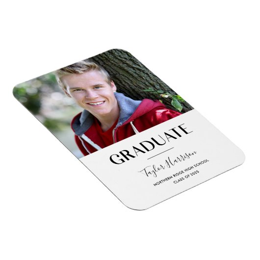 シンプル大学院の白黒の発表 マグネット (右側)