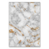 シンプル大理石グレーエレガントウェディングテーブル番号 テーブルナンバー (裏面)