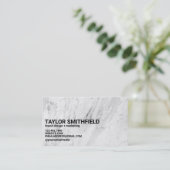 シンプル大理石名刺 名刺 (スタンド正面)