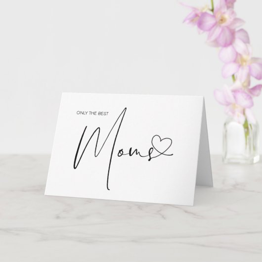 シンプル妊娠告知ベビーが母親に公表 カード (蘭)