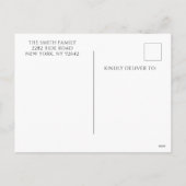 シンプル子供の誕生日ありがとうはがき シーズンポストカード (裏面)