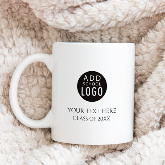 シンプル学校のロゴの卒業 コーヒーマグカップ