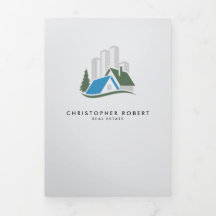 シンプル実在エステートフォールドカード