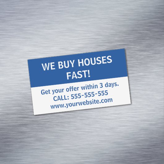 シンプル実在マーケティングウィー買ハ マグネット名刺 (インサイチュ)