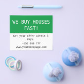 シンプル実在ミニマルEstate Bu We買 House チラシ (シングル)