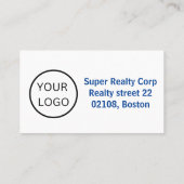 シンプル実在ミニマルEstate Inv Investor We 買 House 名刺 (裏面)