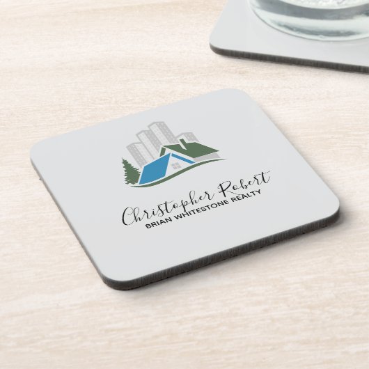 シンプル実在不動産 コースター (左側)