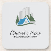 シンプル実在不動産 コースター (正面)