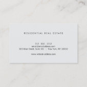 シンプル実在名所名刺券 名刺 (裏面)