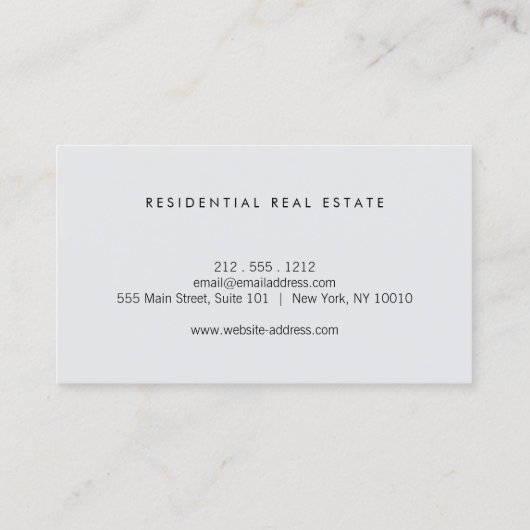 シンプル実在名所名刺券 名刺 (裏面)