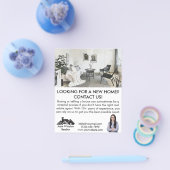 シンプル実在Estate Agentマーケティング写真 チラシ (シングル)