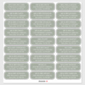 シンプル客結婚は27人の受信者ラベルを住所とする シール (シート)