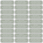 シンプル客結婚は27人の受信者ラベルを住所とする シール (正面)