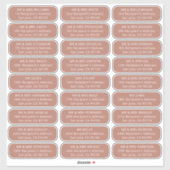 シンプル客結婚は27人の受信者ラベルを住所とする シール (シート)