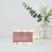 シンプル家モダン清掃サービス 名刺 (スタンド正面)