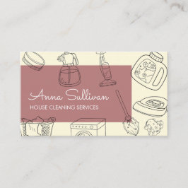 シンプル家モダン清掃サービス 名刺