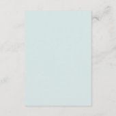 シンプル宿泊施設フォーマル結婚詳細 エンクロージャーカード (裏面)