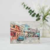 シンプル小さな町 ポストカード (スタンド正面)