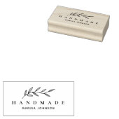 シンプル小エレガント業手作りカスタム ラバースタンプ (押印)