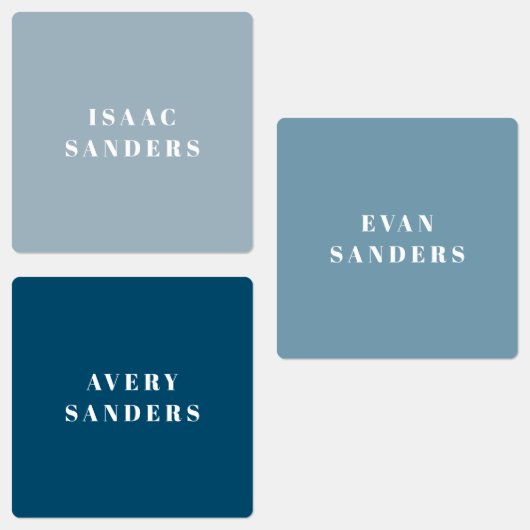 シンプル少年の防水名 ラベル (グループ)