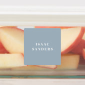 シンプル少年の防水名 ラベル (貼付)