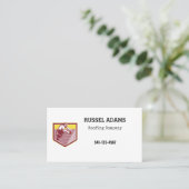 シンプル屋根葺き名刺 名刺 (スタンド正面)