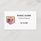 シンプル屋根葺き名刺 名刺 (正面)