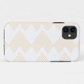 シンプル山形モダンの矢印グラフィックパターン Case-Mate iPhoneケース (裏面(横))