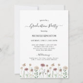 シンプル山花卒業党 招待状 (正面)